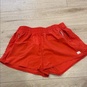 Vuori Women's Bright Red Athletic Shorts